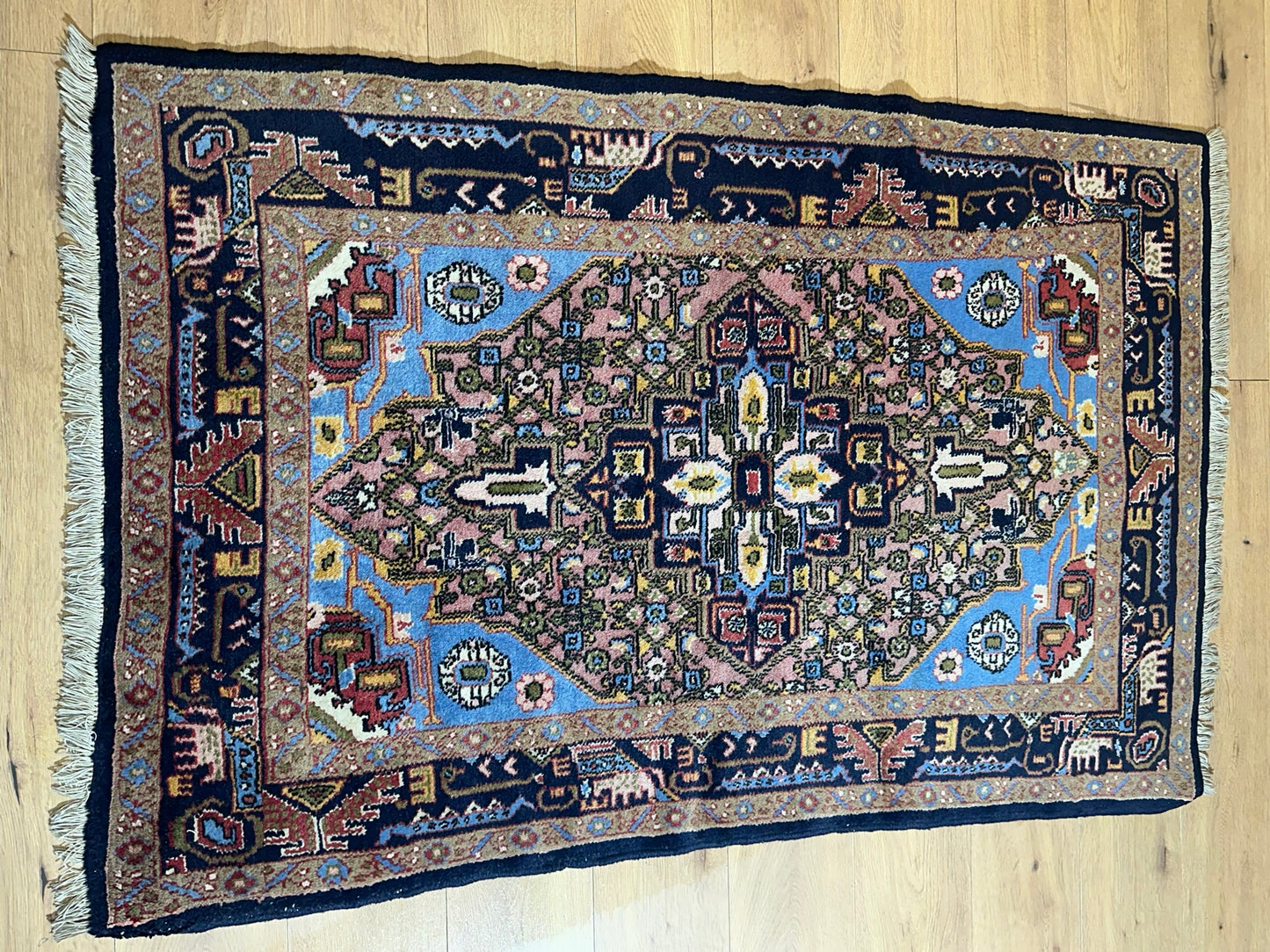 Orientteppich handgeknüpft Hamadan 161x105 cm