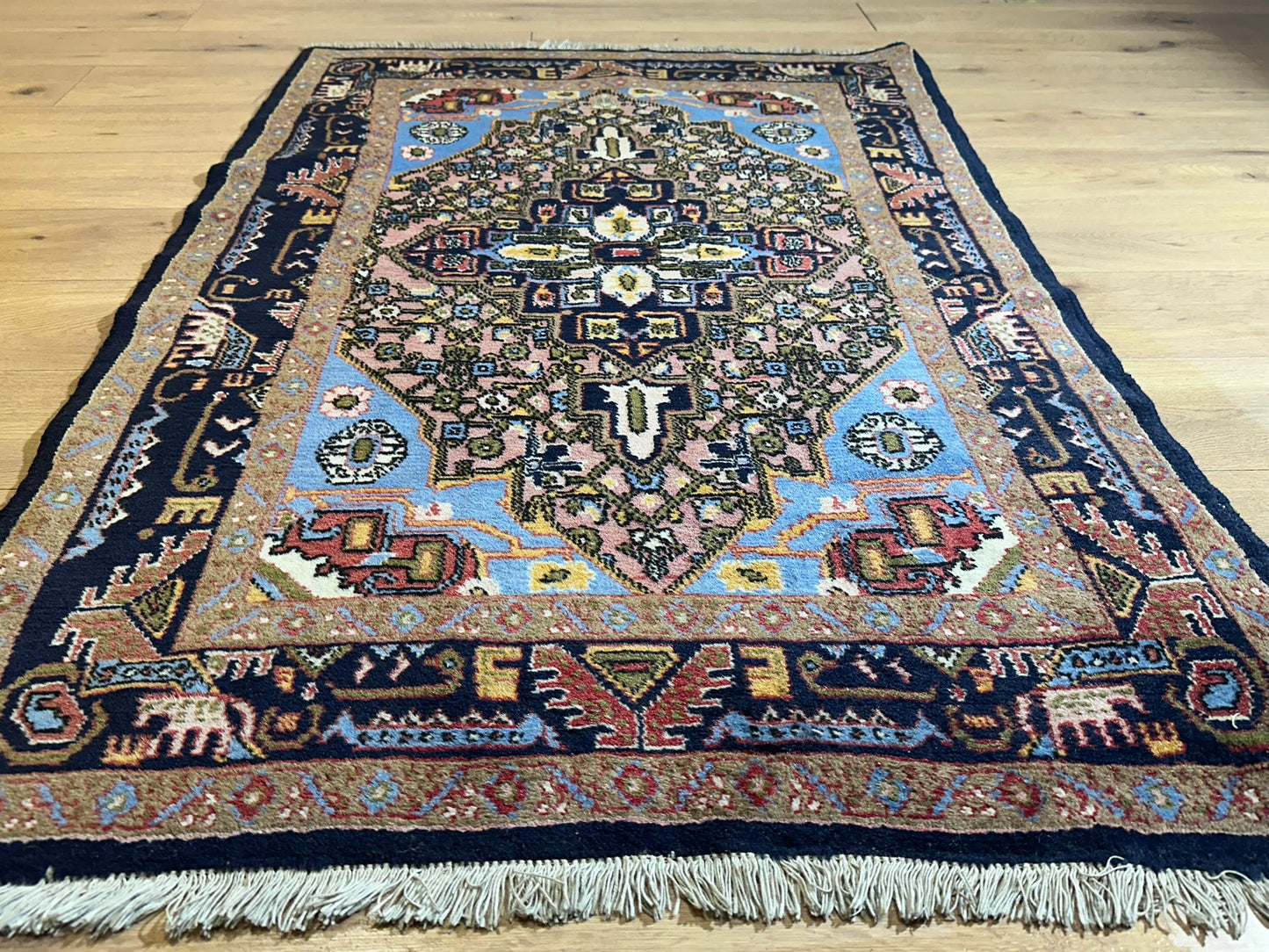 Orientteppich handgeknüpft Hamadan 161x105 cm