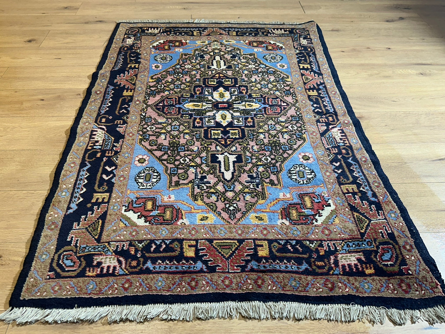 Orientteppich handgeknüpft Hamadan 161x105 cm