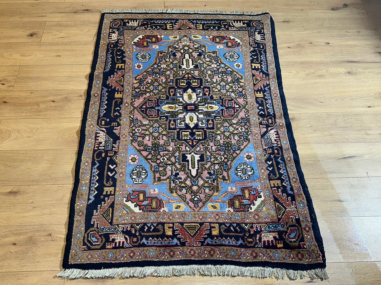 Orientteppich handgeknüpft Hamadan 161x105 cm