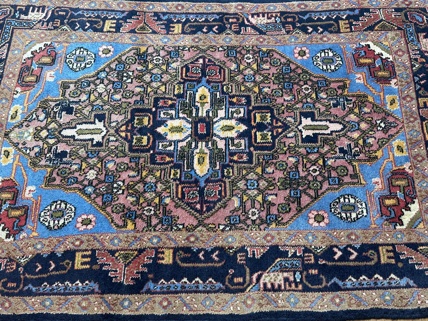 Orientteppich handgeknüpft Hamadan 161x105 cm