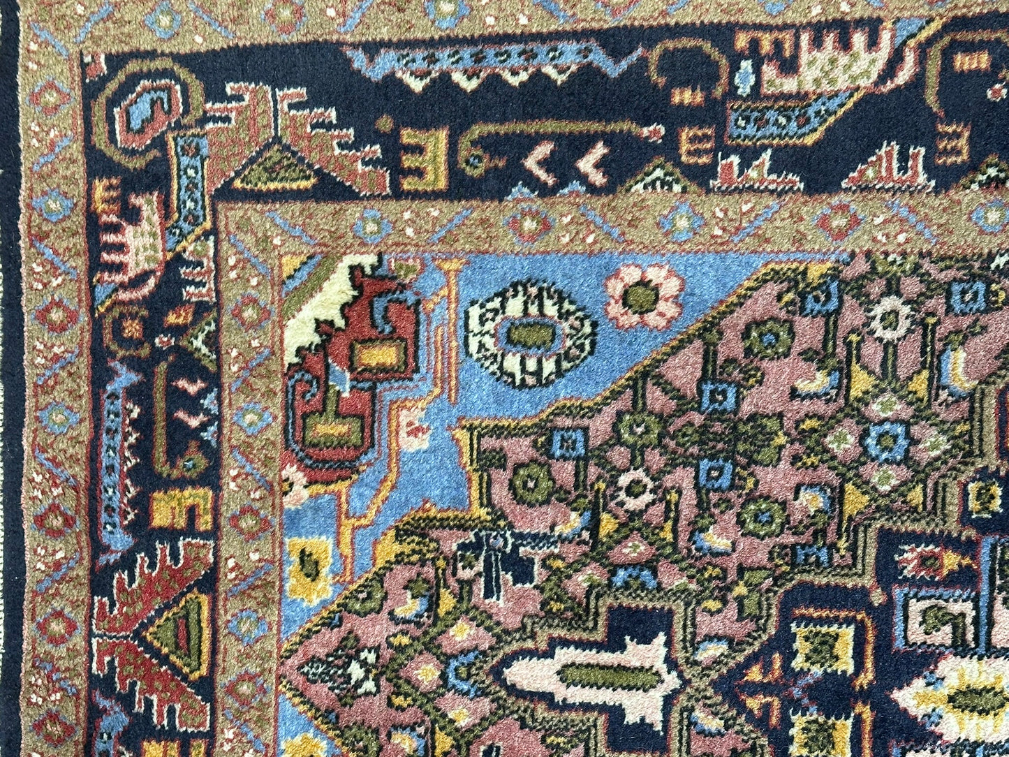 Orientteppich handgeknüpft Hamadan 161x105 cm