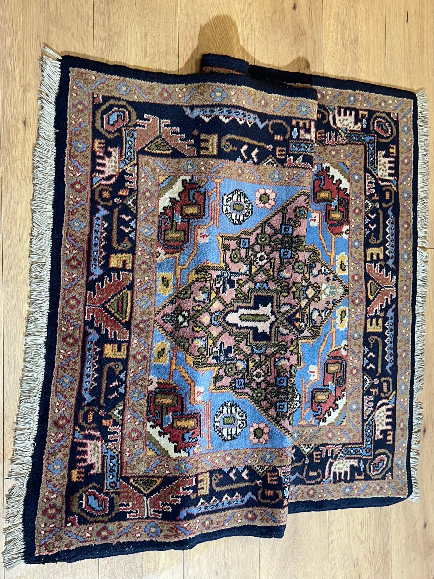 Orientteppich handgeknüpft Hamadan 161x105 cm