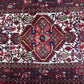Orientteppich handgeknüpft Hamadan Läufer 256x84 cm