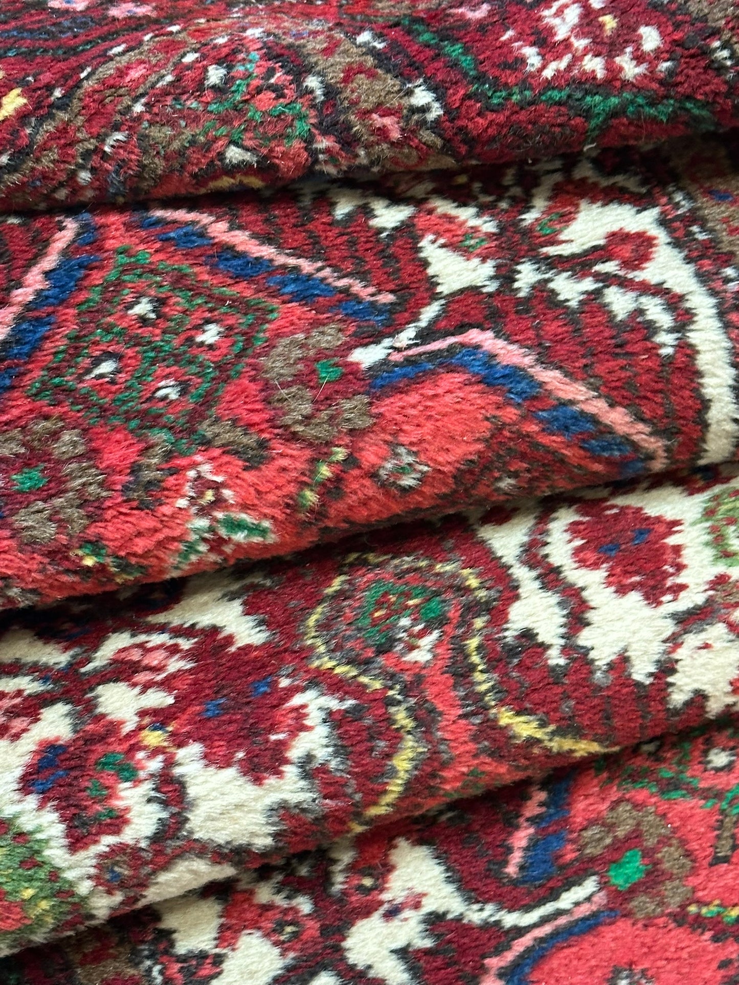 Orientteppich handgeknüpft Hamadan Läufer 256x84 cm