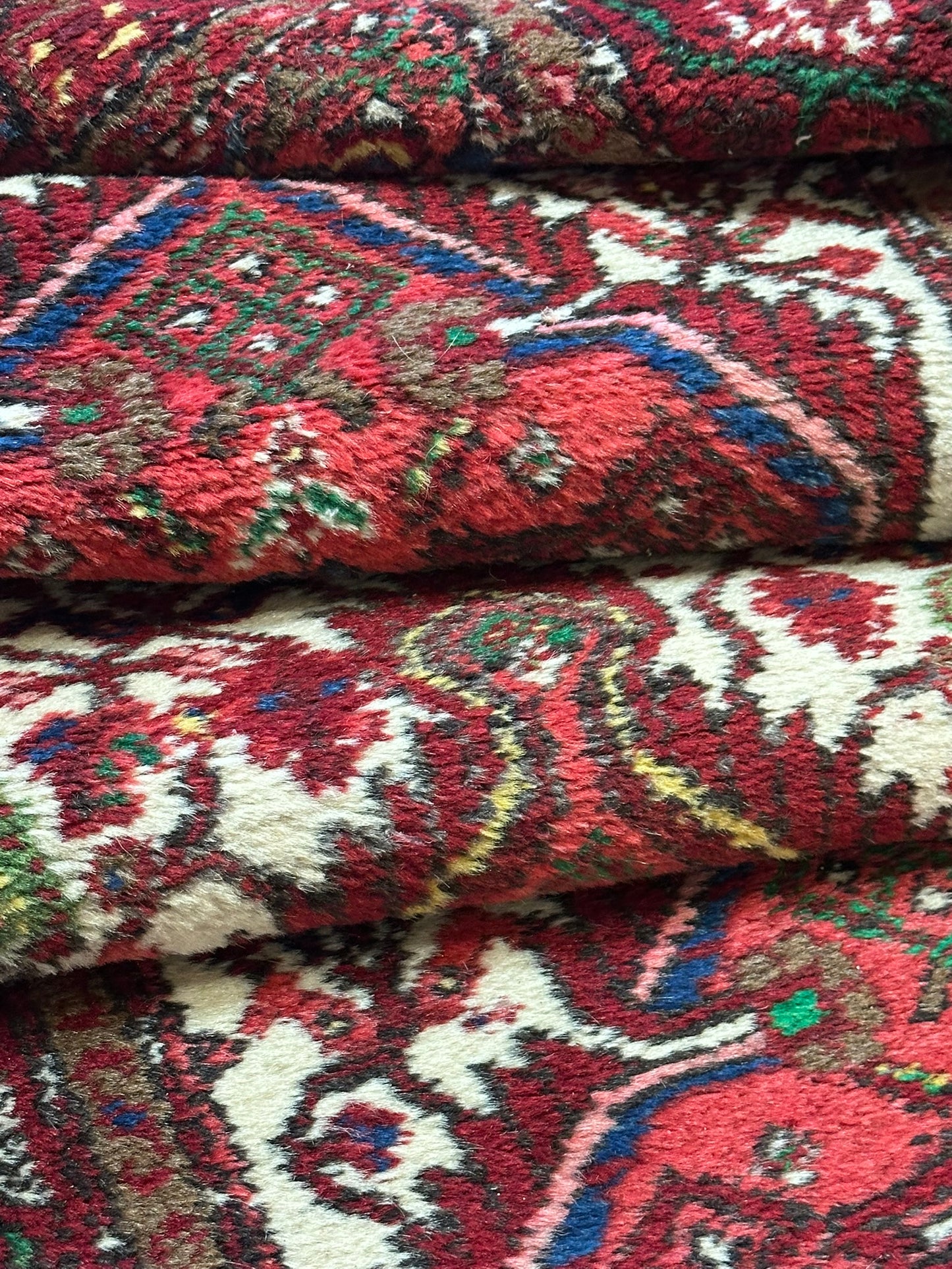 Orientteppich handgeknüpft Hamadan Läufer 256x84 cm
