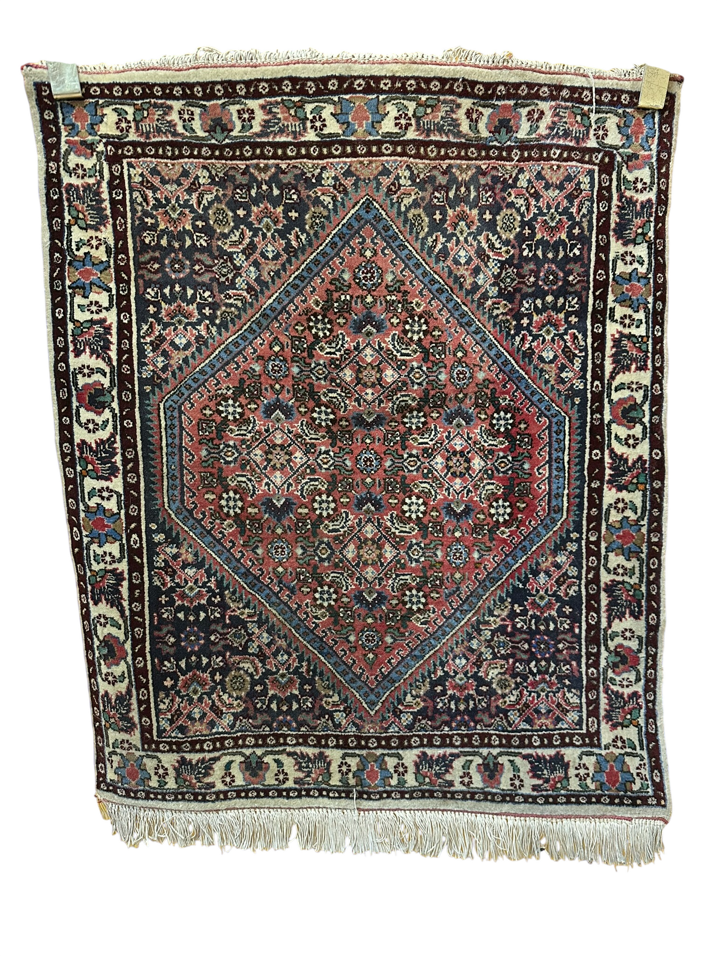 Orientteppich handgeknüpft Bidjar 85x70 cm