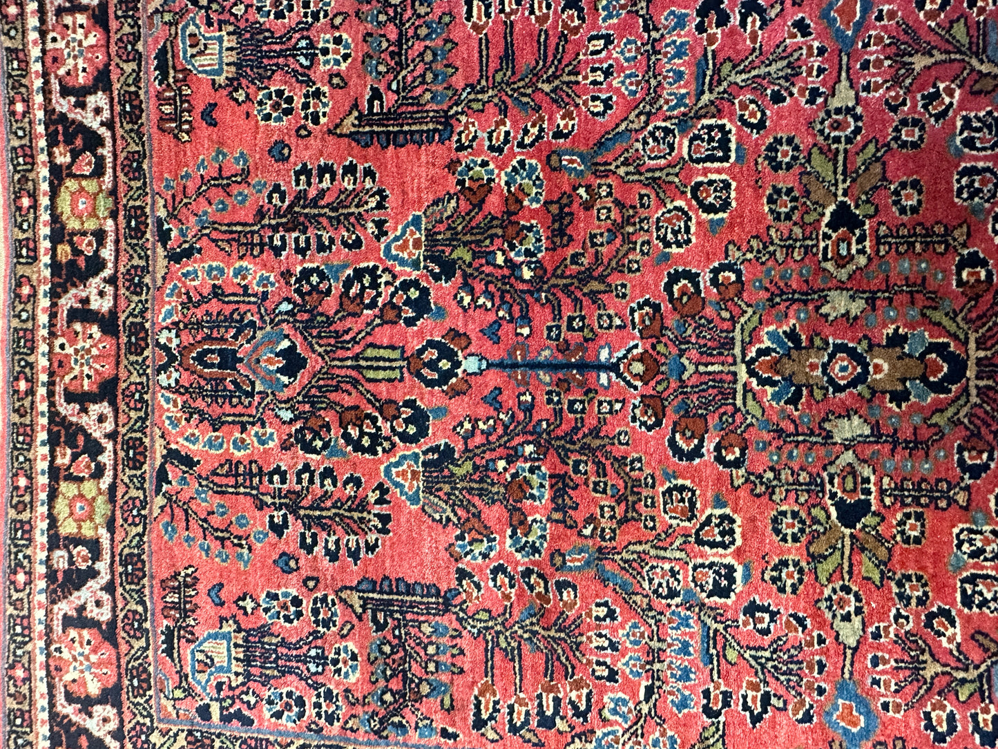Handgeknüpfter Perser Orientteppich - Antiker US Sarouck Re-Import, 160x105 cm