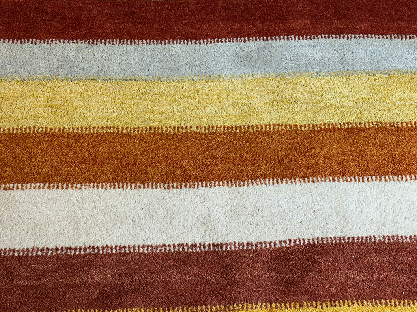 Moderner Gabbeh Teppich handgeknüpft 185x126 cm