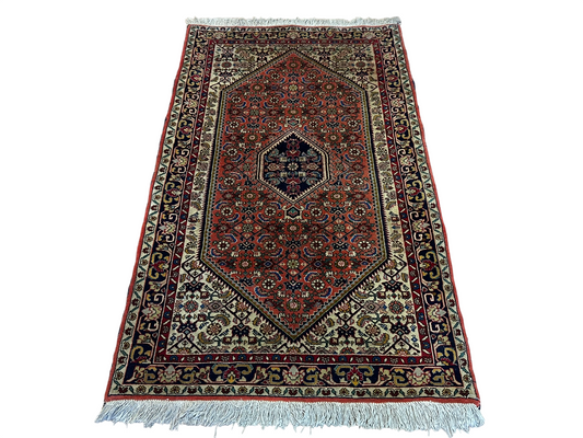 Orientteppich handgeknüpft Bidjar 127x80 cm