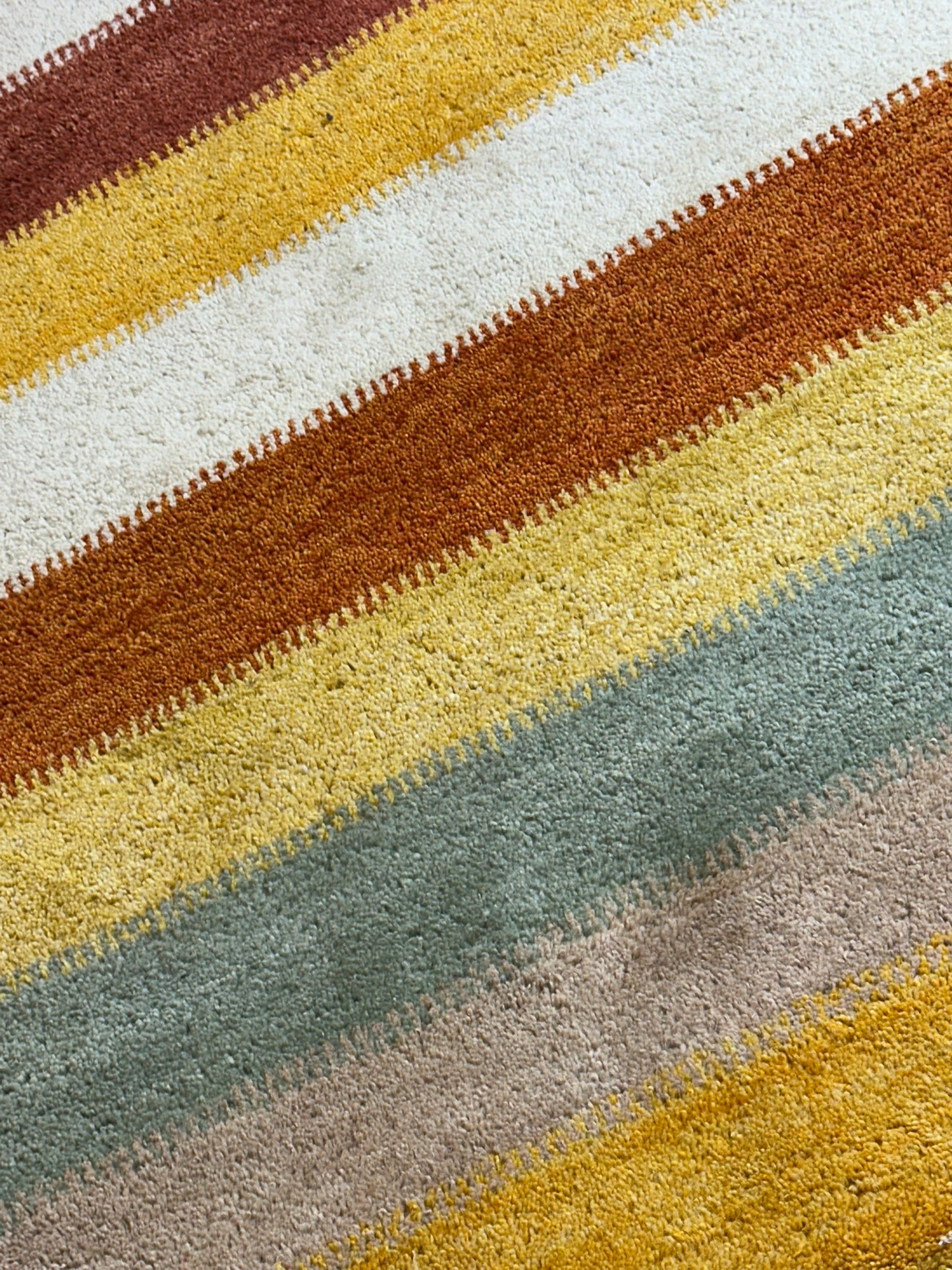 Moderner Gabbeh Teppich handgeknüpft 185x126 cm