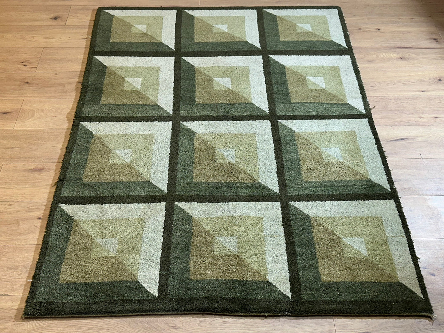 Moderner Gabbeh Teppich handgeknüpft 180x135 cm