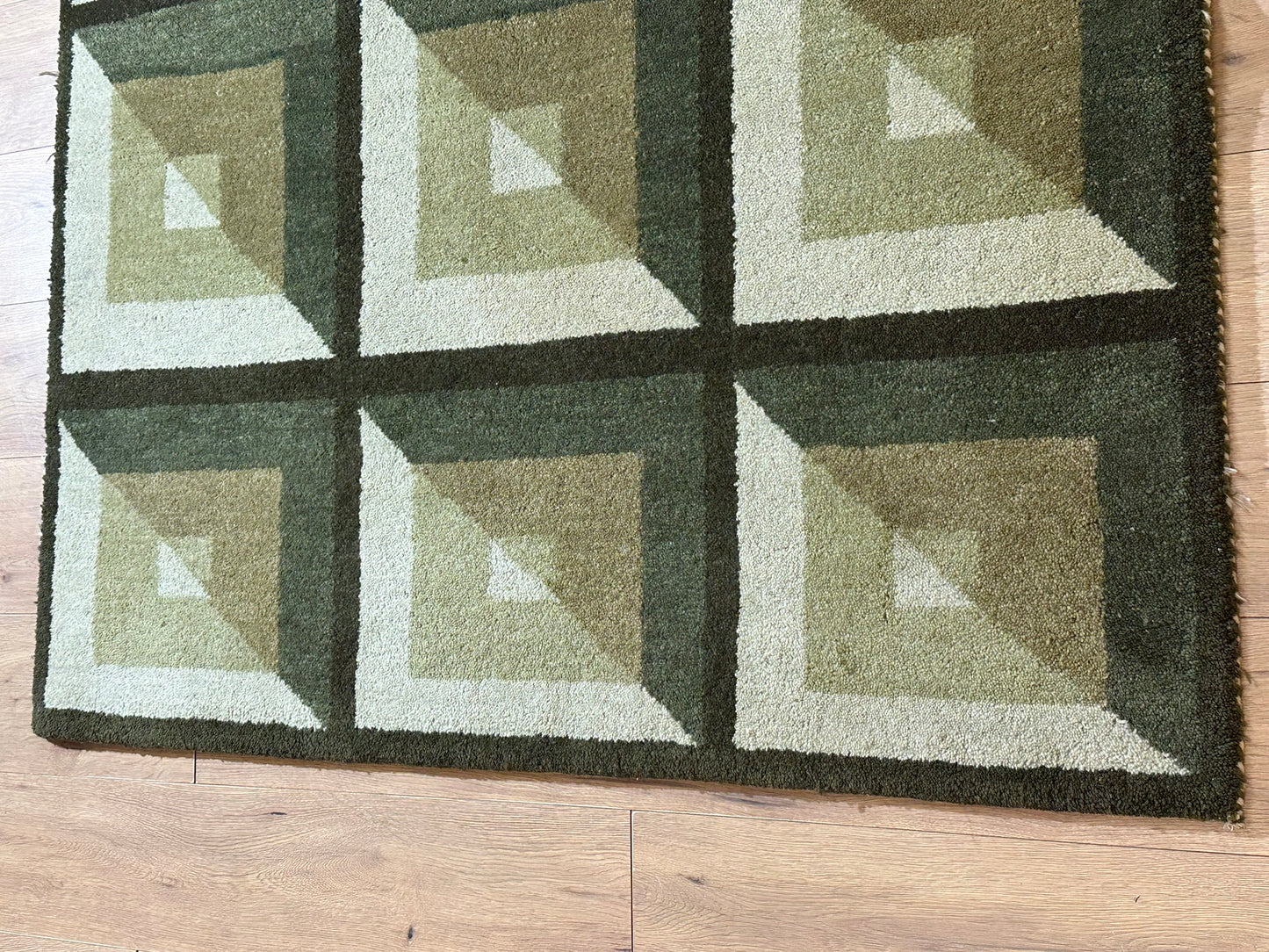 Moderner Gabbeh Teppich handgeknüpft 180x135 cm