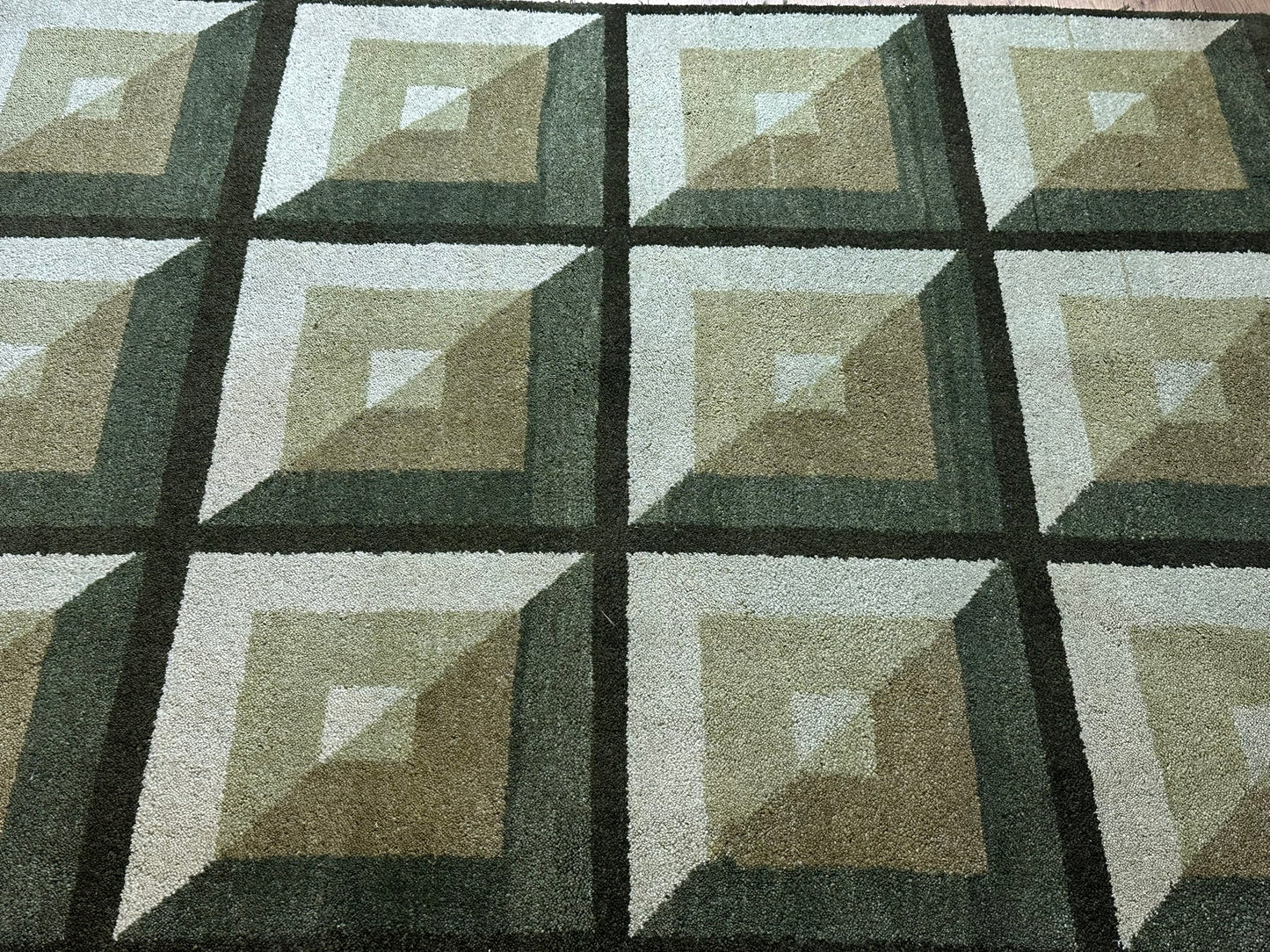 Moderner Gabbeh Teppich handgeknüpft 180x135 cm
