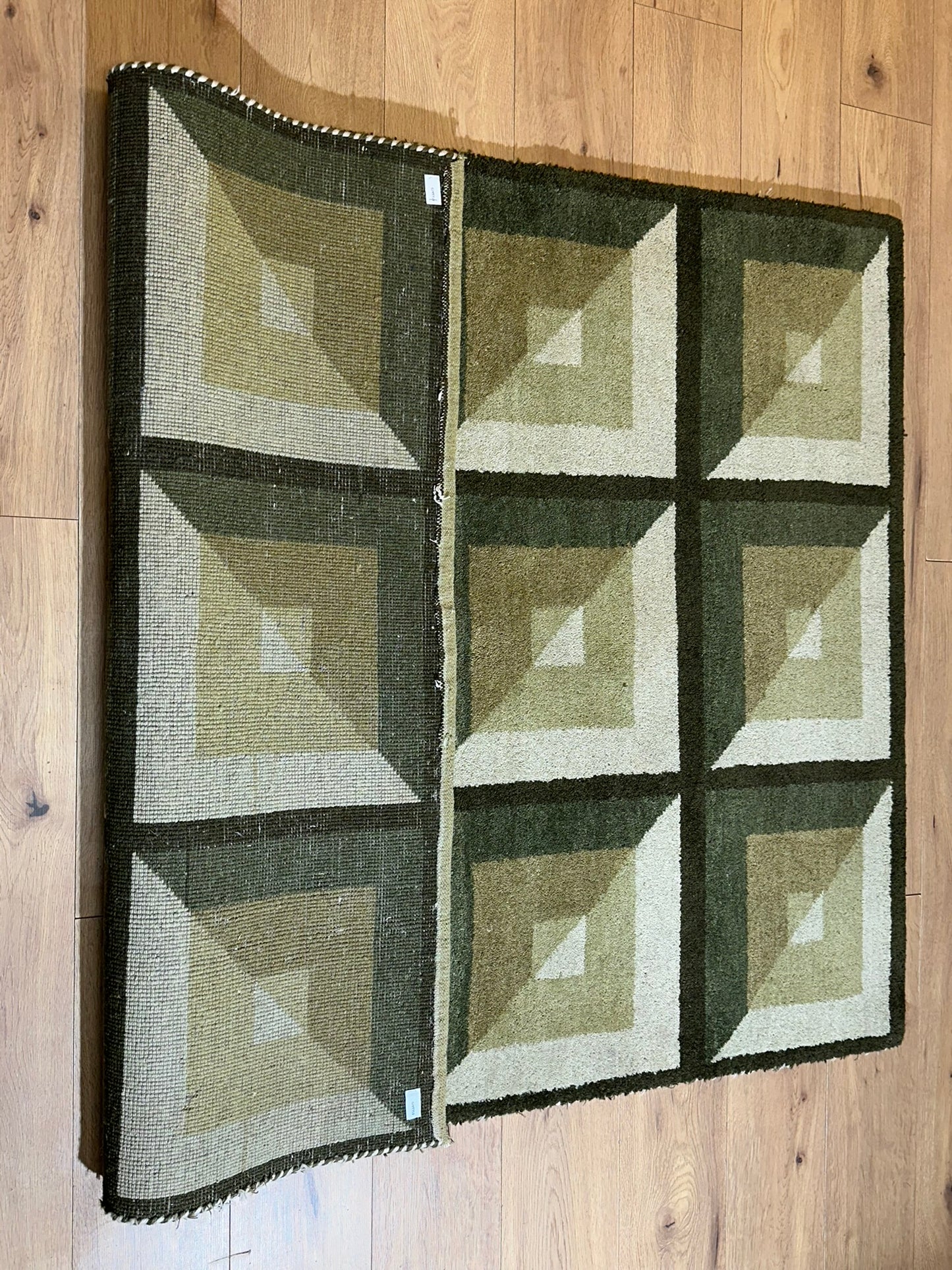 Moderner Gabbeh Teppich handgeknüpft 180x135 cm