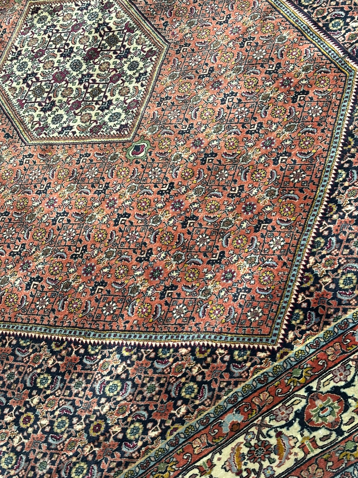 Orientteppich handgeknüpft Bidjar 250x145 cm