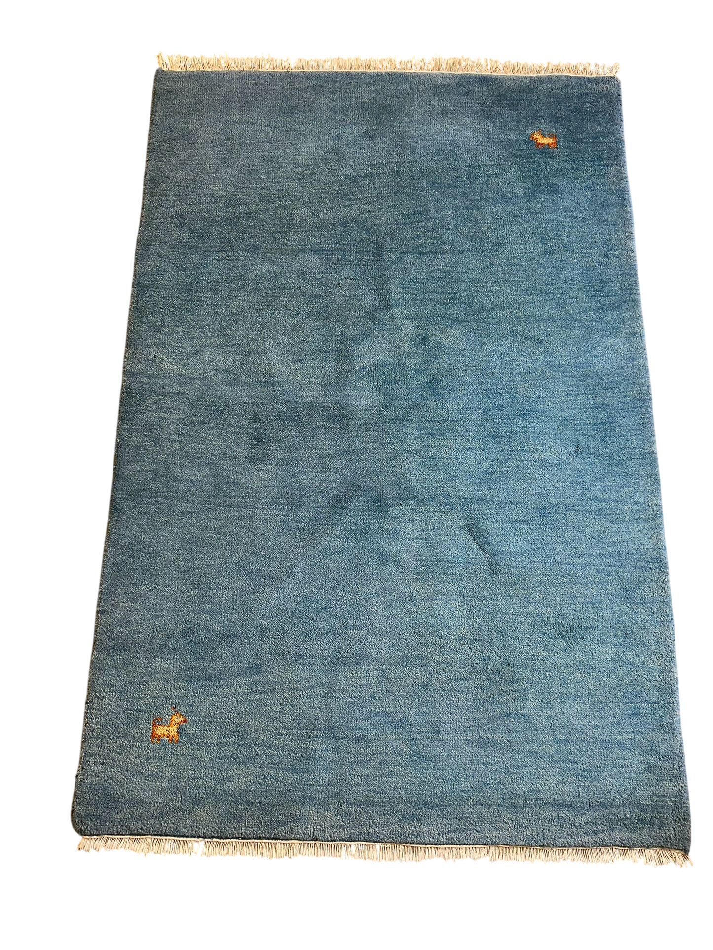 Moderner Gabbeh Teppich handgeknüpft 185x126 cm