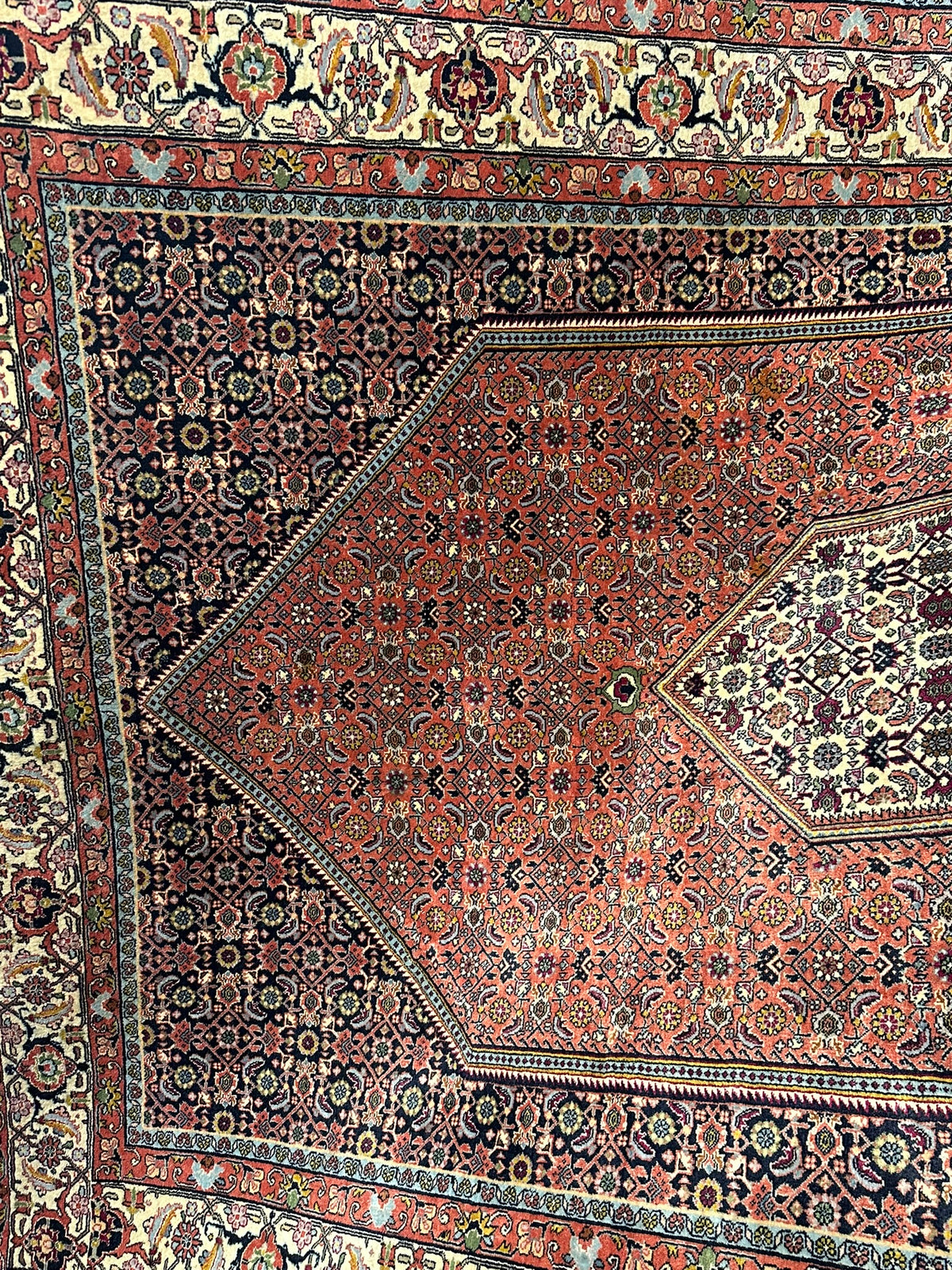 Orientteppich handgeknüpft Bidjar 250x145 cm