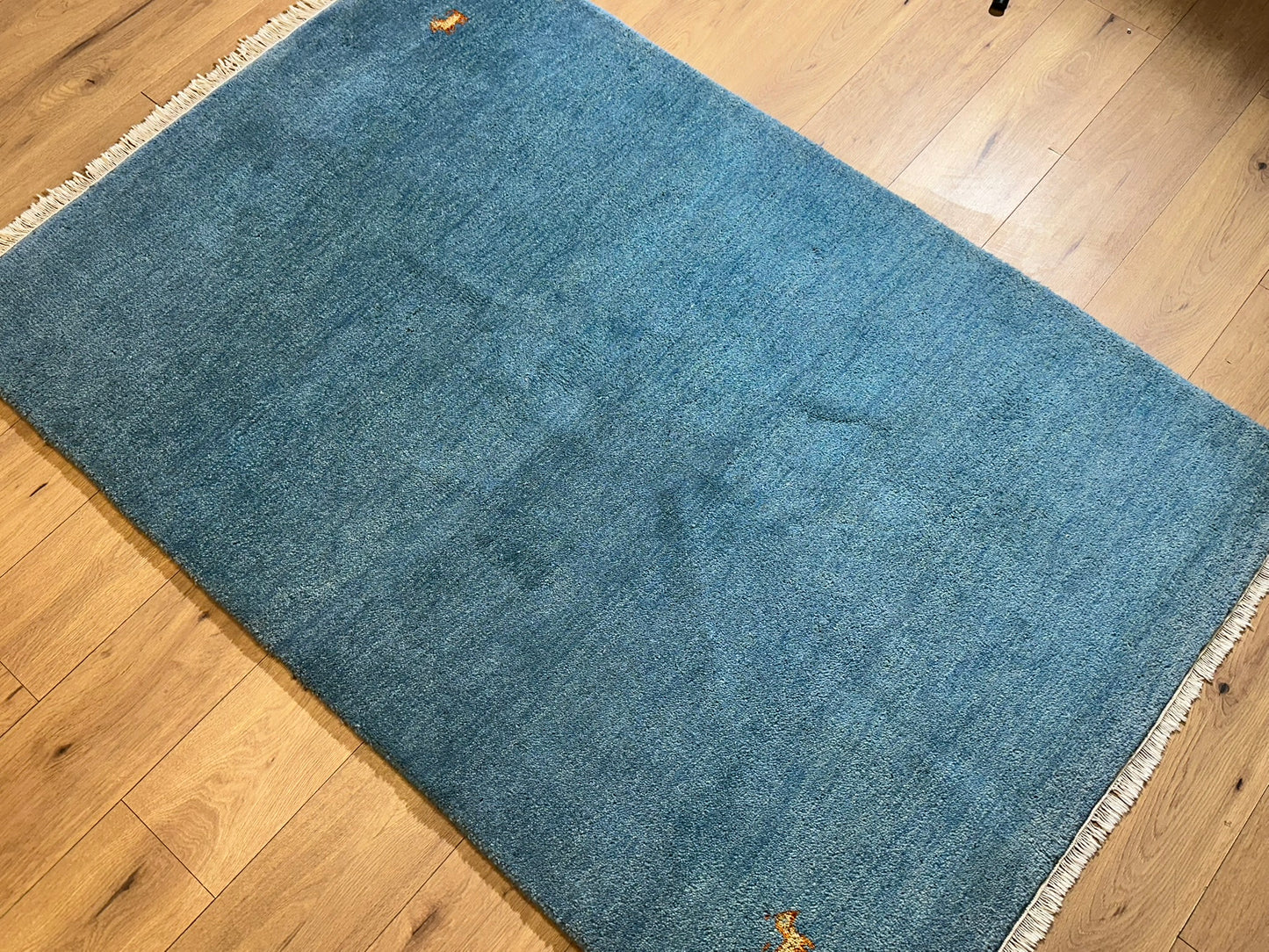 Moderner Gabbeh Teppich handgeknüpft 185x126 cm