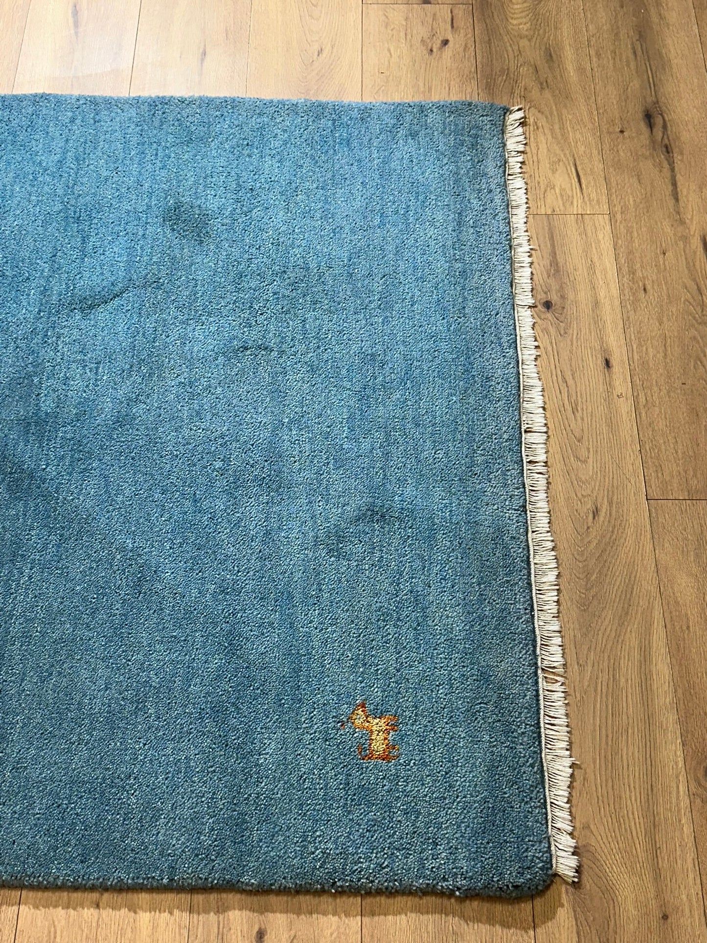 Moderner Gabbeh Teppich handgeknüpft 185x126 cm