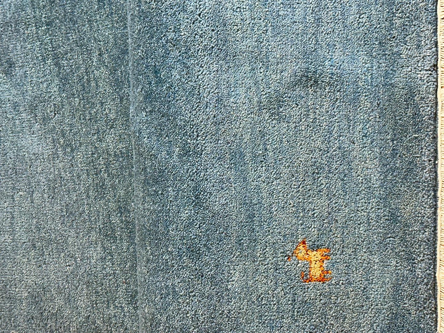 Moderner Gabbeh Teppich handgeknüpft 185x126 cm