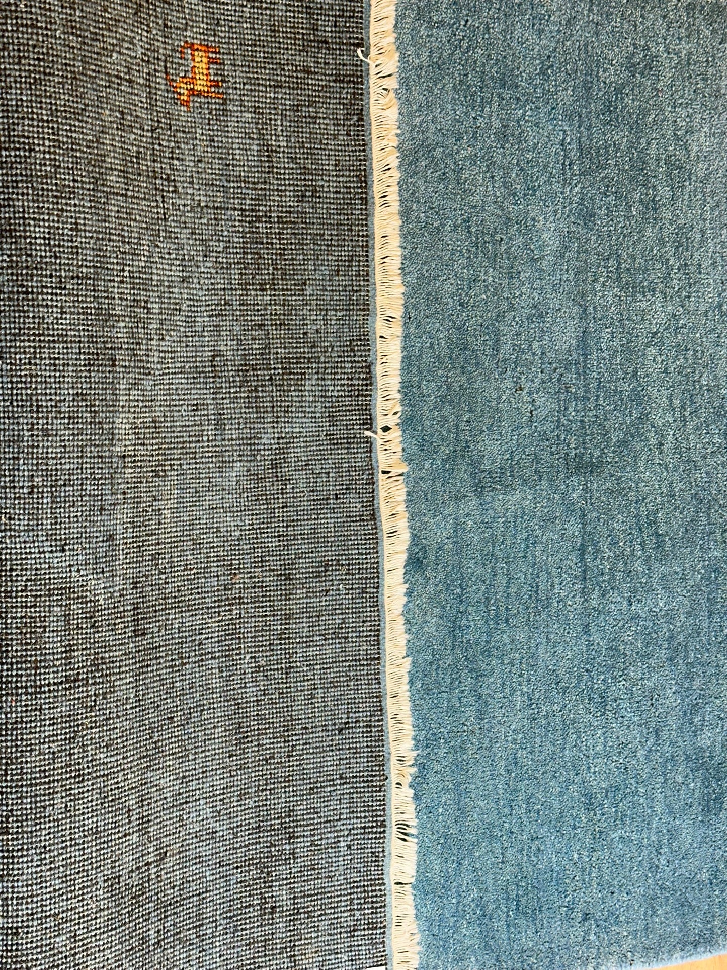 Moderner Gabbeh Teppich handgeknüpft 185x126 cm