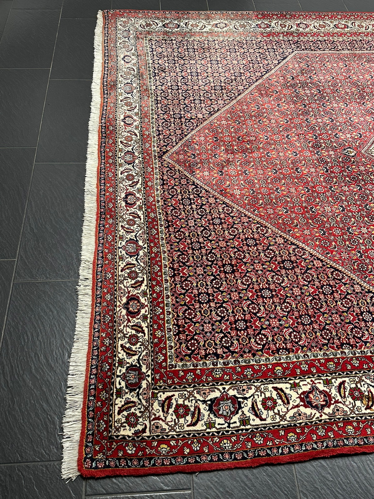 Orientteppich handgeknüpft Bidjar 350x260 cm