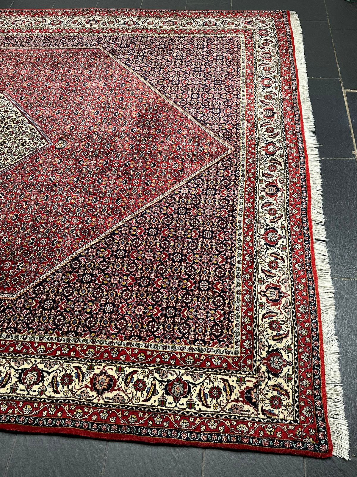 Orientteppich handgeknüpft Bidjar 350x260 cm