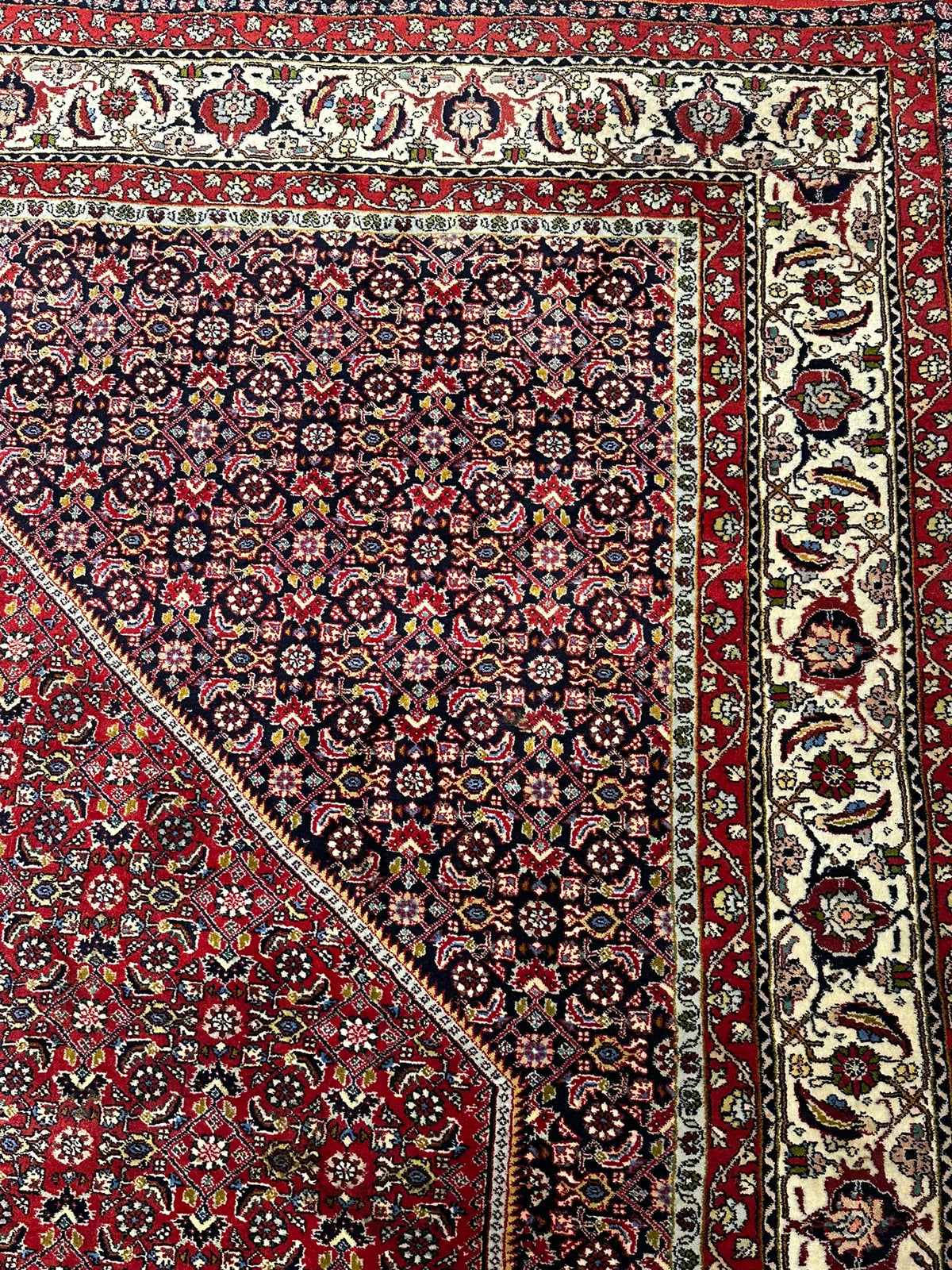 Orientteppich handgeknüpft Bidjar 350x260 cm