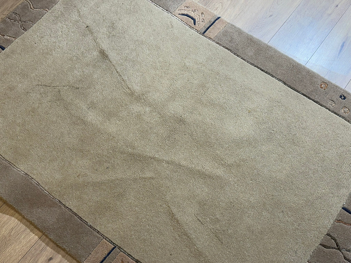 Moderner Gabbeh Teppich handgeknüpft 177x126 cm