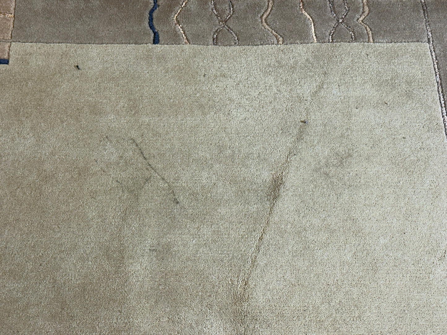 Moderner Gabbeh Teppich handgeknüpft 177x126 cm