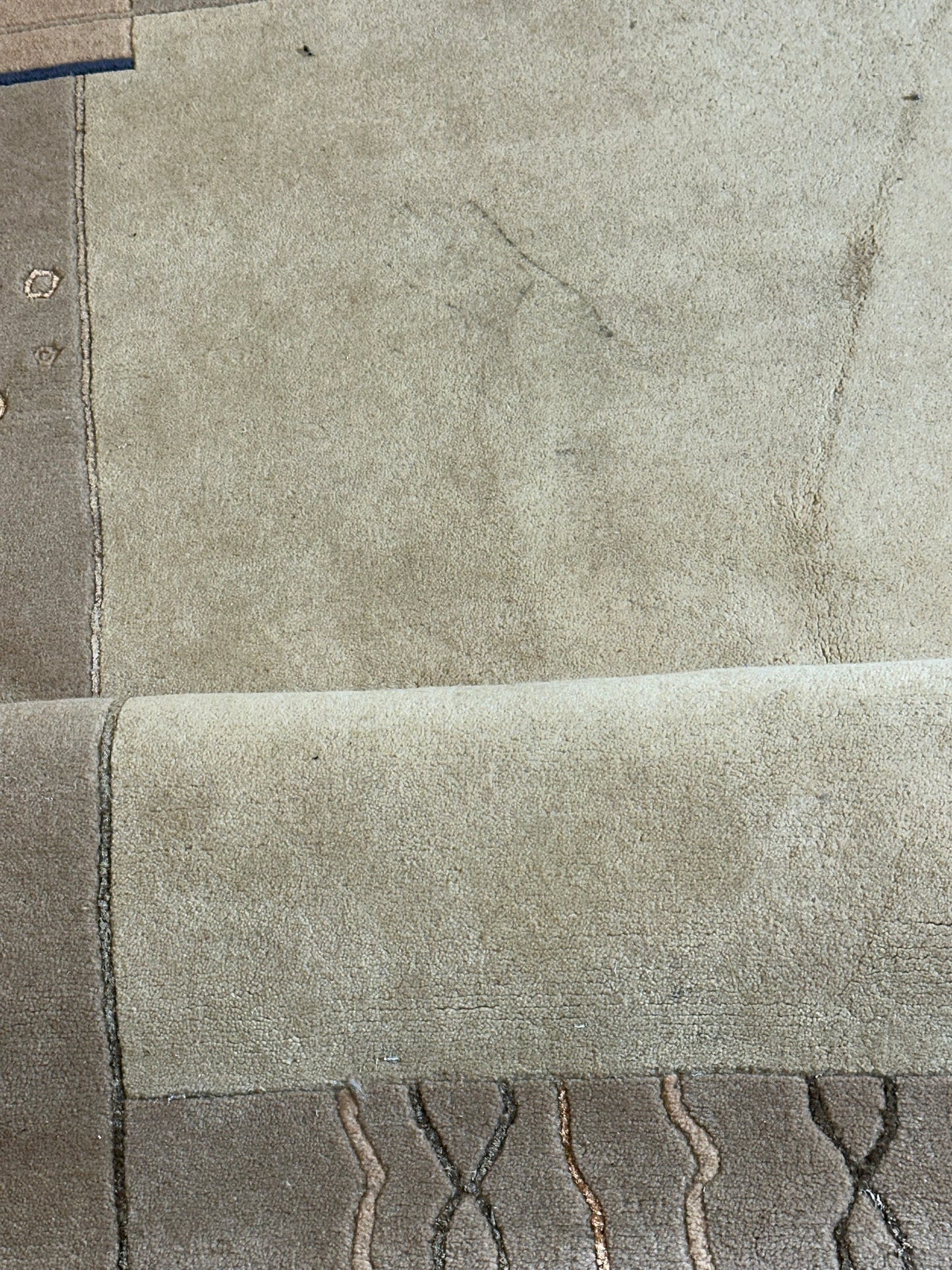 Moderner Gabbeh Teppich handgeknüpft 177x126 cm