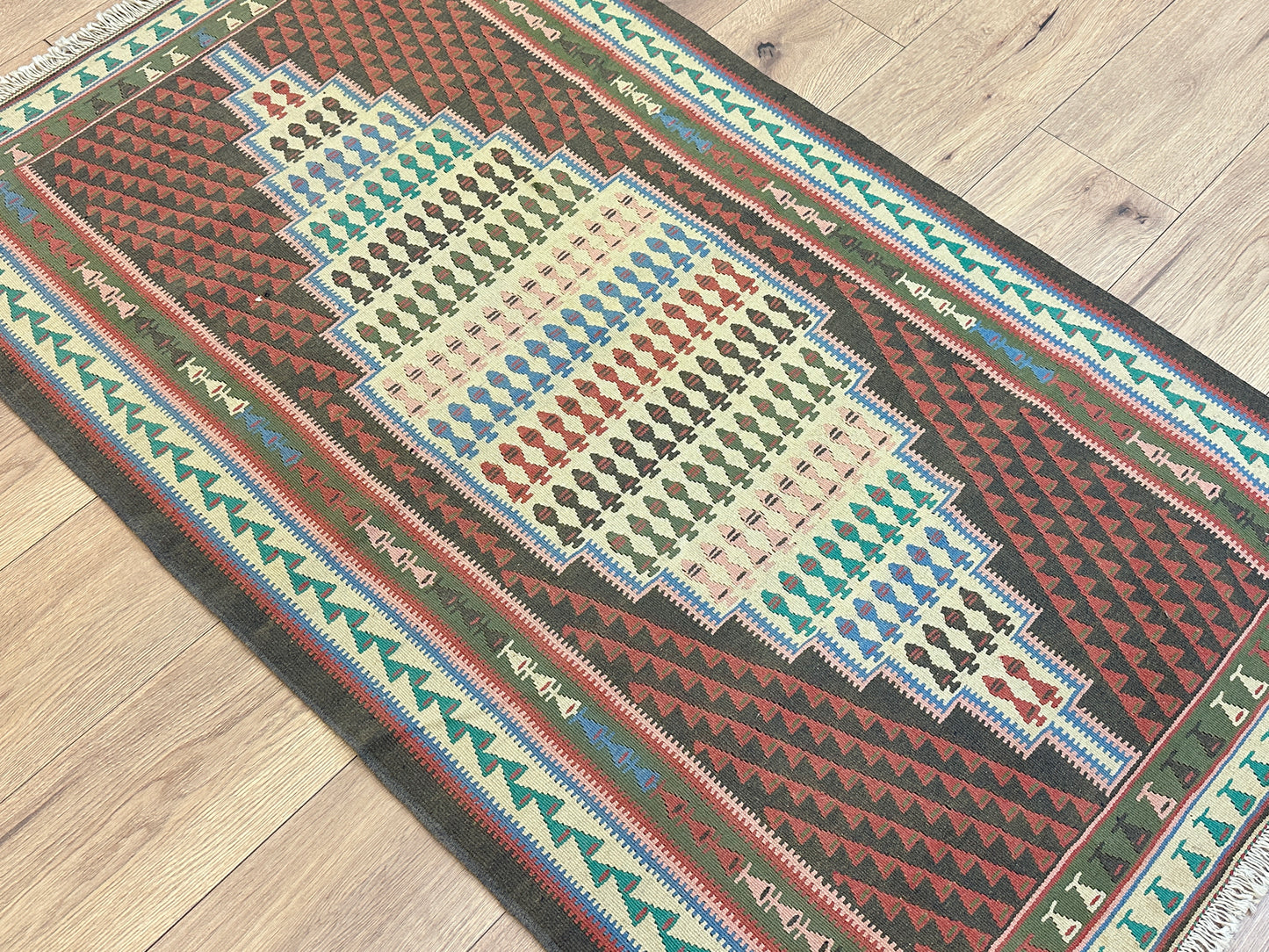 Handgeknüpfter Perser Orientteppich - Gaschgai Kelim 153x88 cm