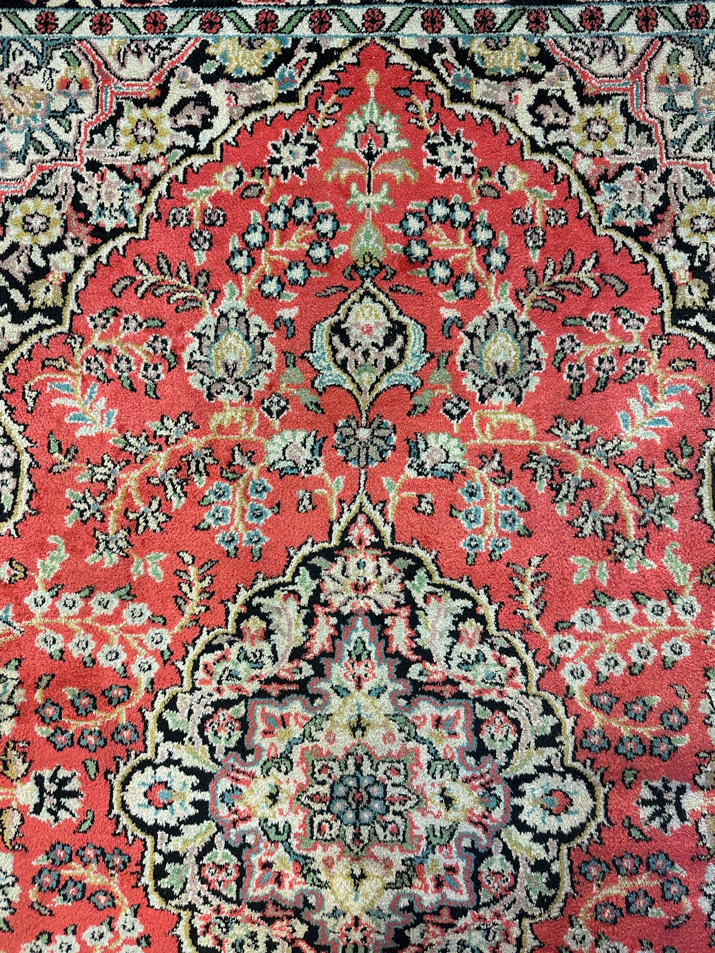 Handgeknüpfter Orientteppich Seidenteppich Ghom Kaschmir Seide 180x120 cm