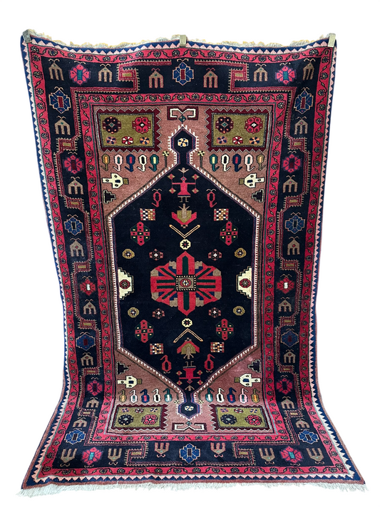 Orientteppich handgeknüpft 245x152 cm Konya Art Deco