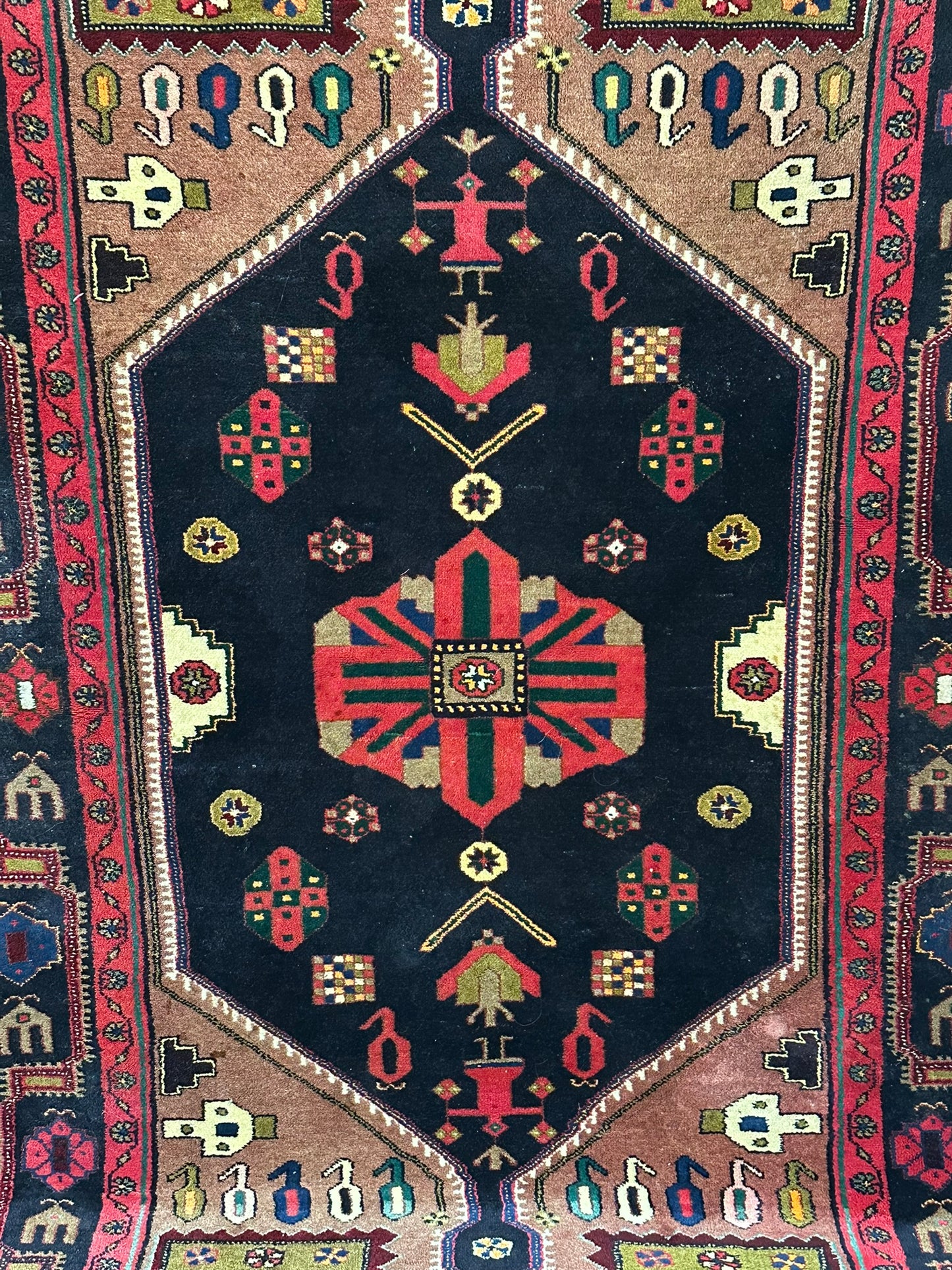 Orientteppich handgeknüpft 245x152 cm Konya Art Deco