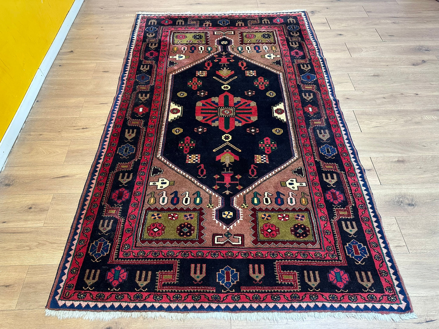 Orientteppich handgeknüpft 245x152 cm Konya Art Deco