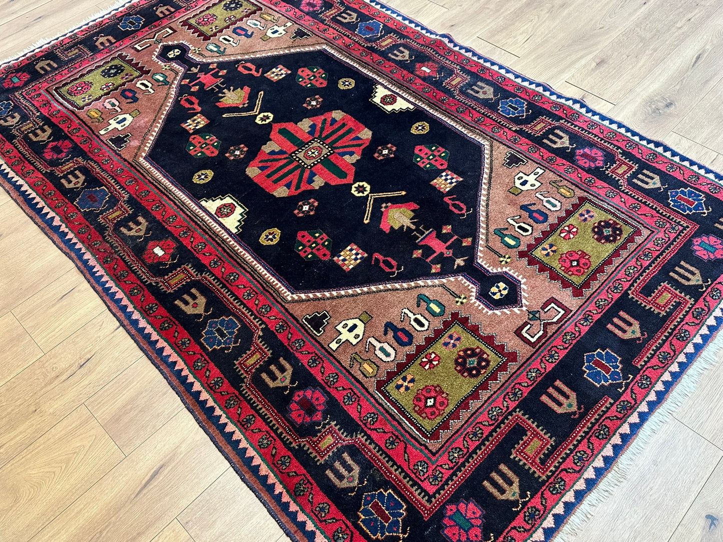 Orientteppich handgeknüpft 245x152 cm Konya Art Deco