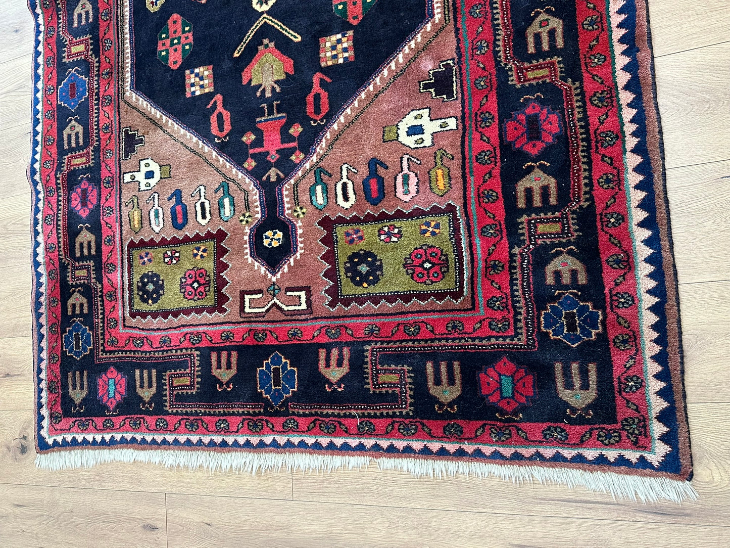 Orientteppich handgeknüpft 245x152 cm Konya Art Deco
