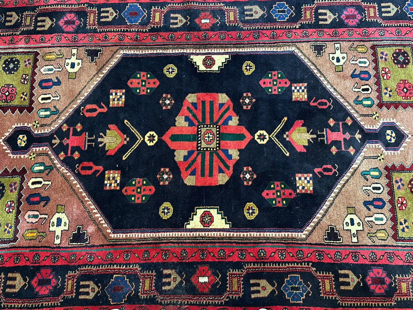 Orientteppich handgeknüpft 245x152 cm Konya Art Deco