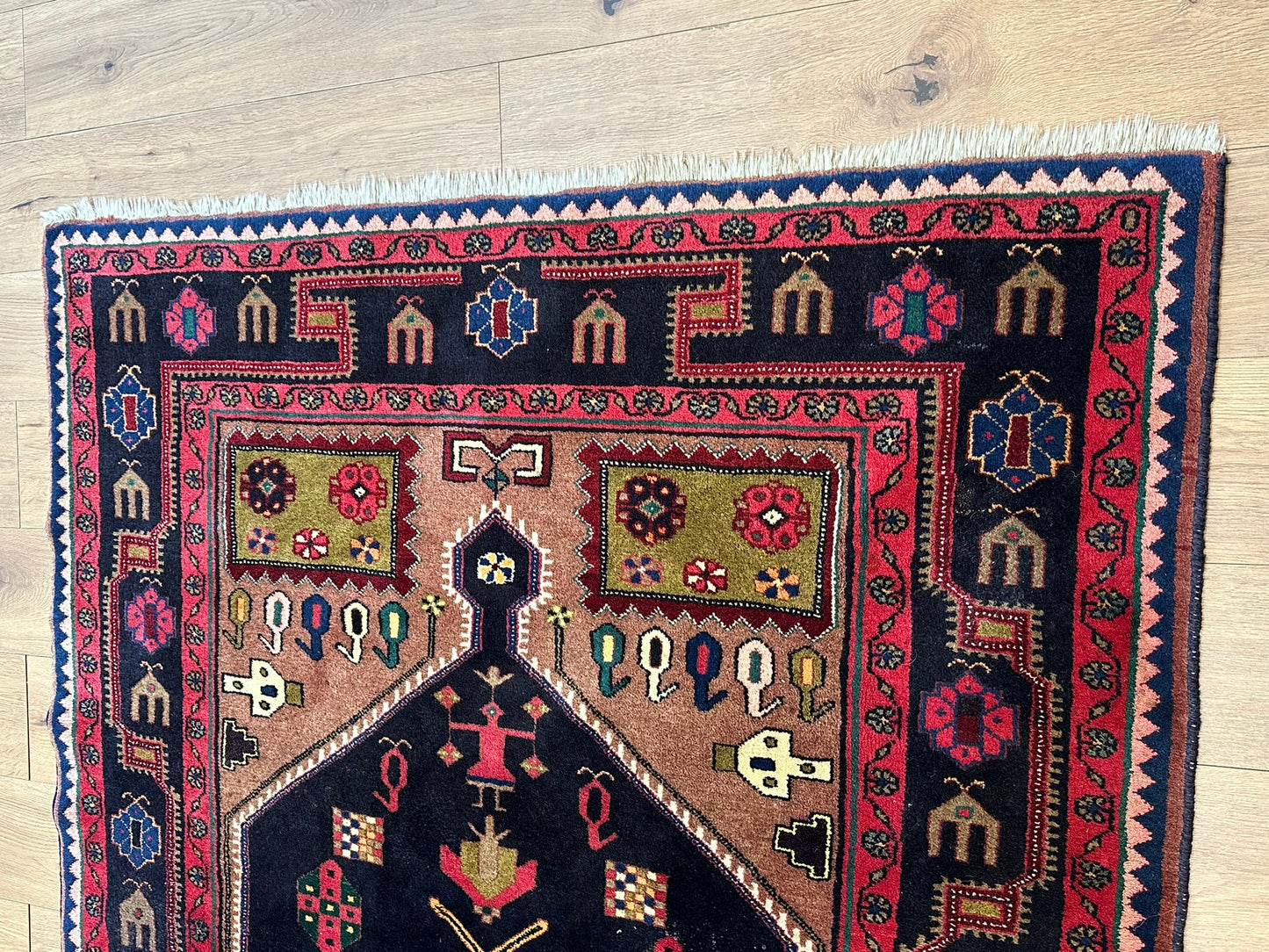 Orientteppich handgeknüpft 245x152 cm Konya Art Deco