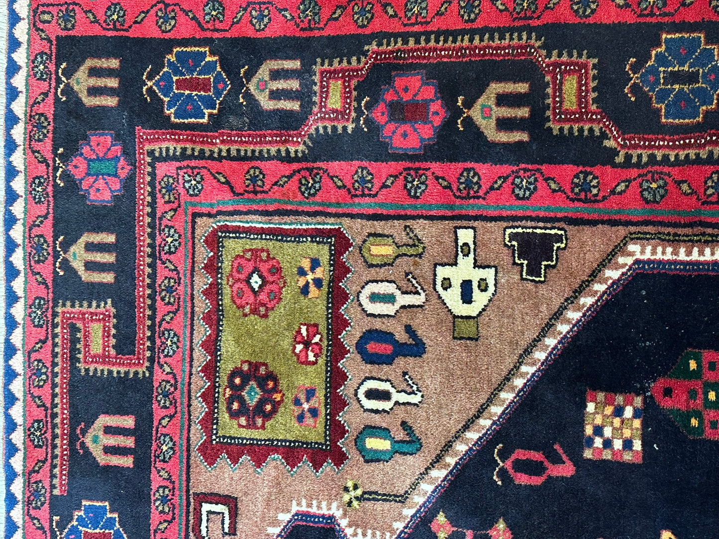 Orientteppich handgeknüpft 245x152 cm Konya Art Deco
