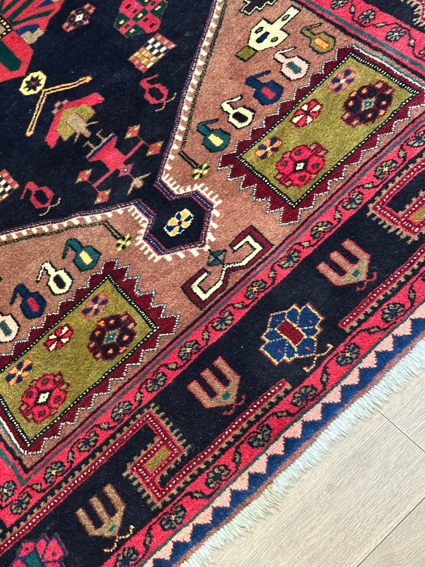 Orientteppich handgeknüpft 245x152 cm Konya Art Deco
