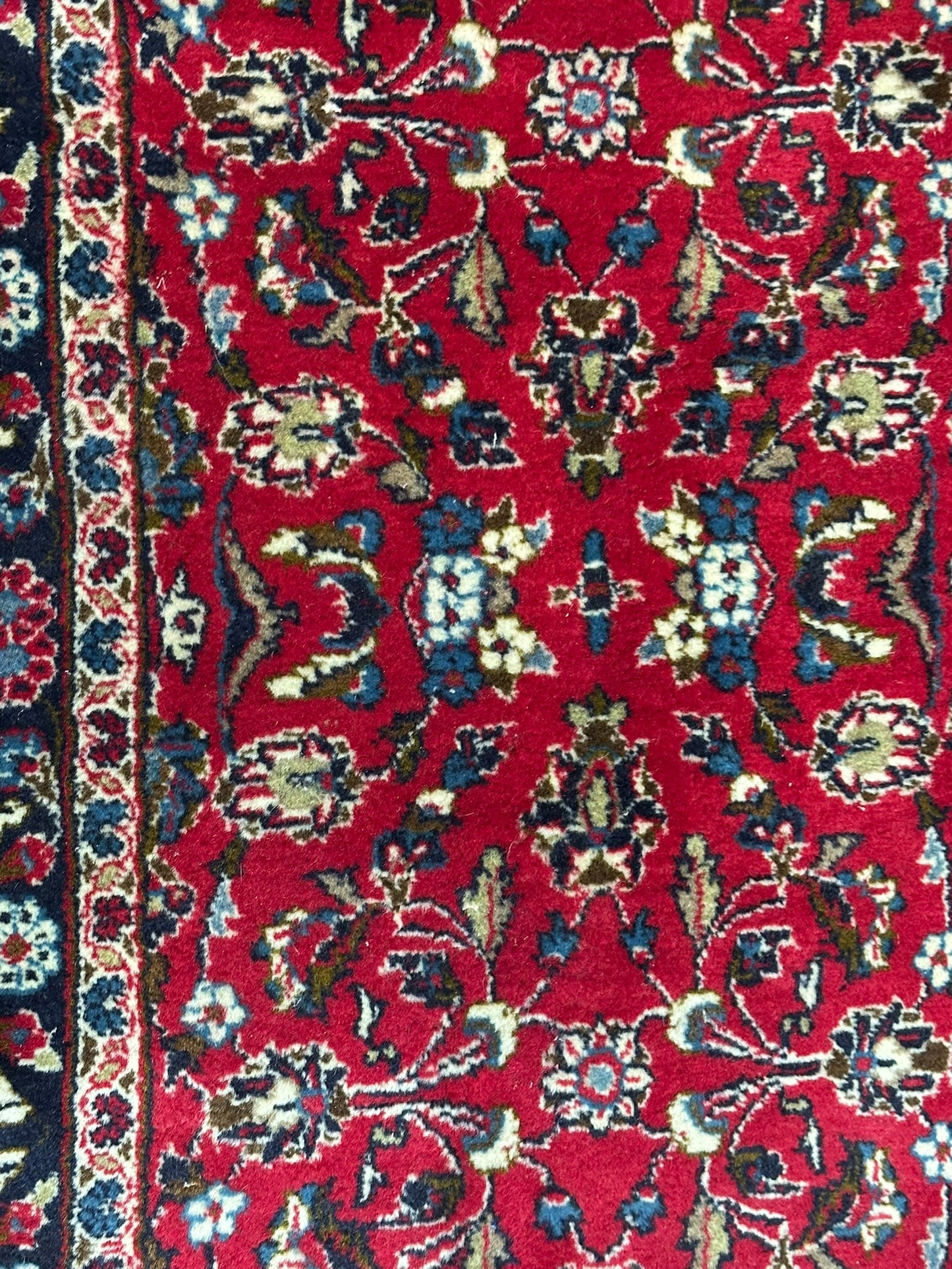 Orientteppich handgeknüpft 306x70 cm Keschan Läufer