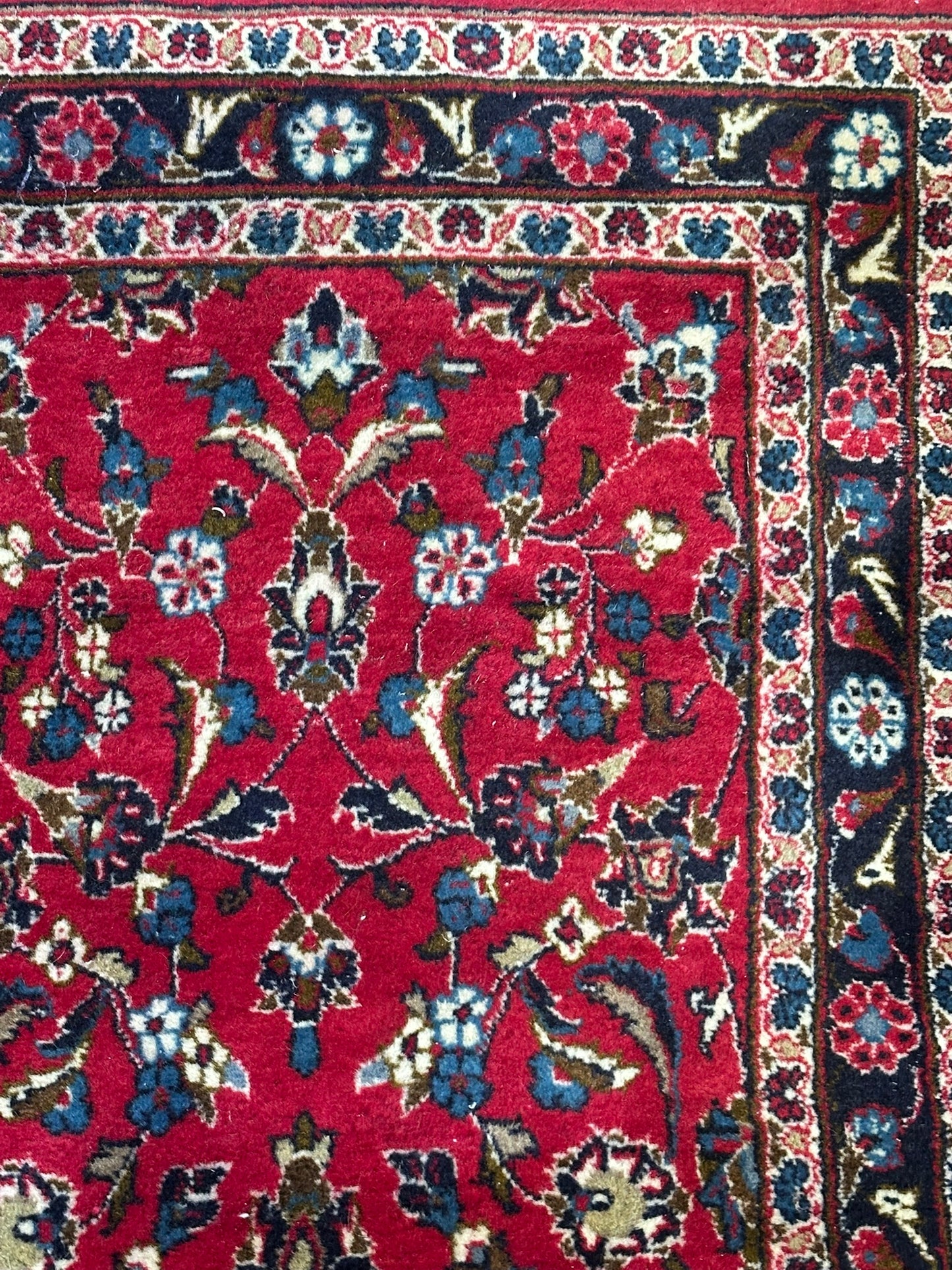 Orientteppich handgeknüpft 306x70 cm Keschan Läufer