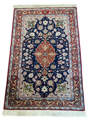 Orientteppich handgeknüpft 155x105 cm Isfahan fein