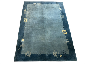 Moderner Gabbeh Teppich handgeknüpft 194x140 cm