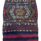 Antik Orientteppich handgeknüpft Kelim naturfarben 102x72 cm