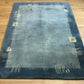 Moderner Gabbeh Teppich handgeknüpft 194x140 cm