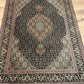 Handgeknüpfter Perser Orientteppich  Täbriz Mahi Wolle mit Seide 160x105cm